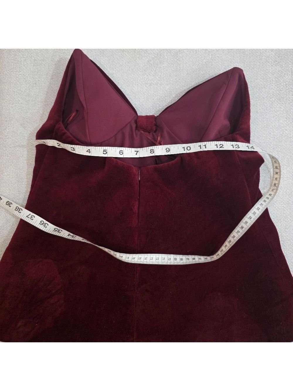 Zara VELVET BOW TOP - Picture 16 of 16